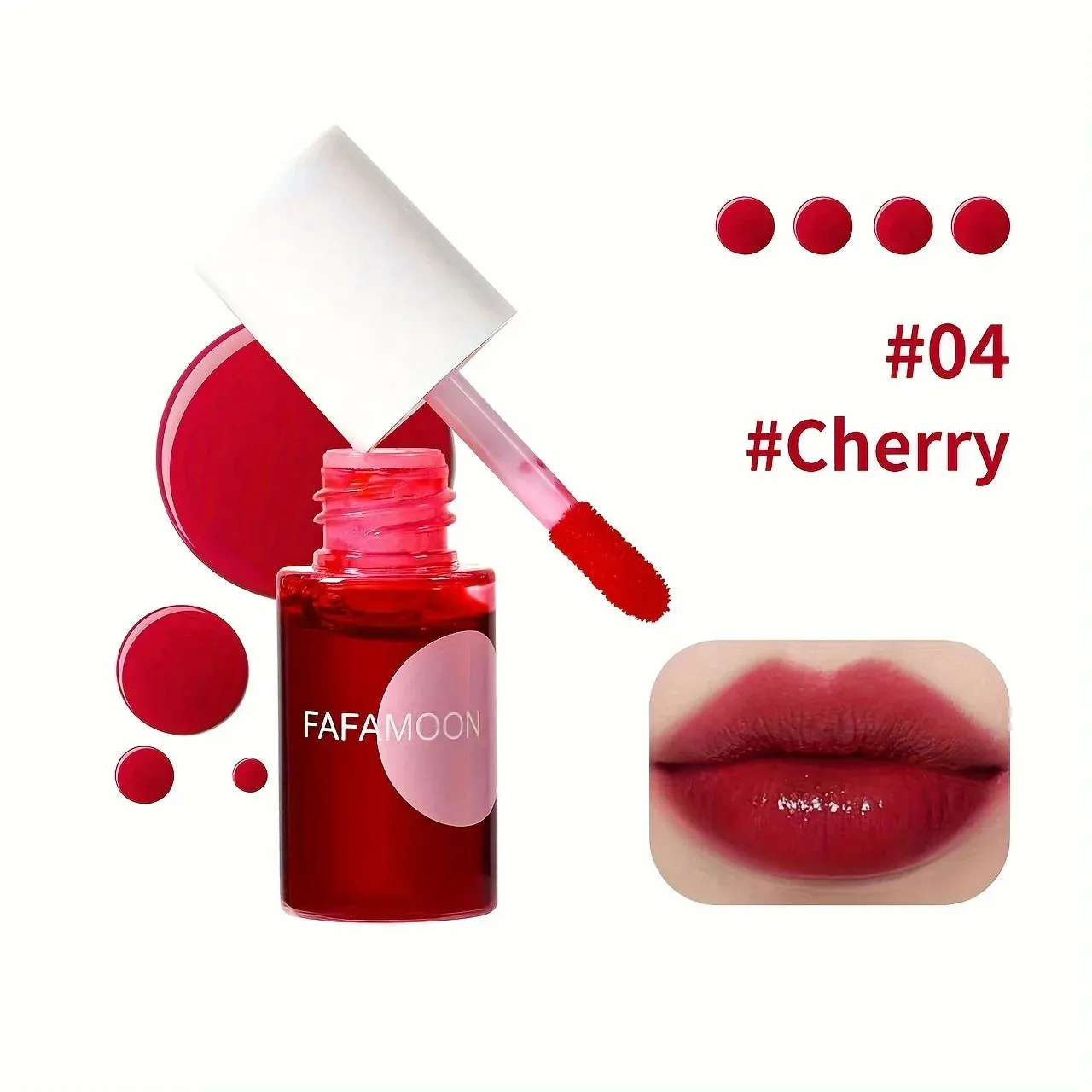 Toleet Christmas Thanksgiving gifts Winter Makeup Ideas 4 color Fruity Lip Tint Water Gloss Tint,Moisturizing Waterproof Liquid Lipstick, Non-Stick,High Pigment,Long-Lasting Colors