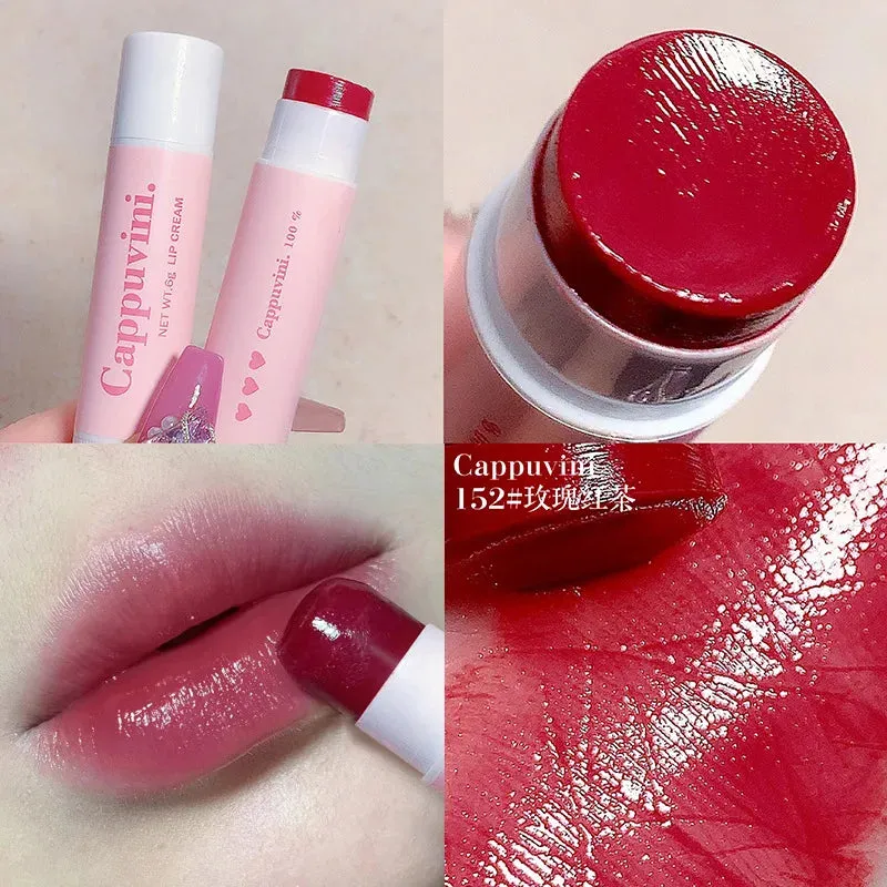 Toleet-Christmas/Thanksgiving Gift Winter Makeup Ideas Lipstick 3 Colors Lip Nourishing Lasting Colored Lipstick Moisturizing Lip Care Lip Balm Lips Makeup Colored Lip Balm
