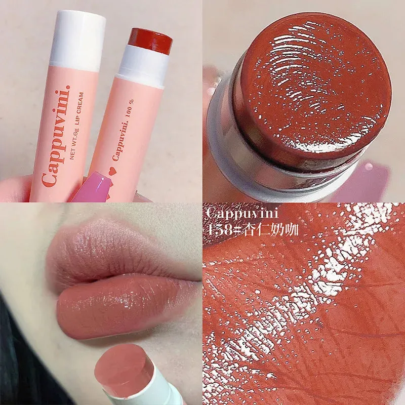 Toleet-Christmas/Thanksgiving Gift Winter Makeup Ideas Lipstick 3 Colors Lip Nourishing Lasting Colored Lipstick Moisturizing Lip Care Lip Balm Lips Makeup Colored Lip Balm