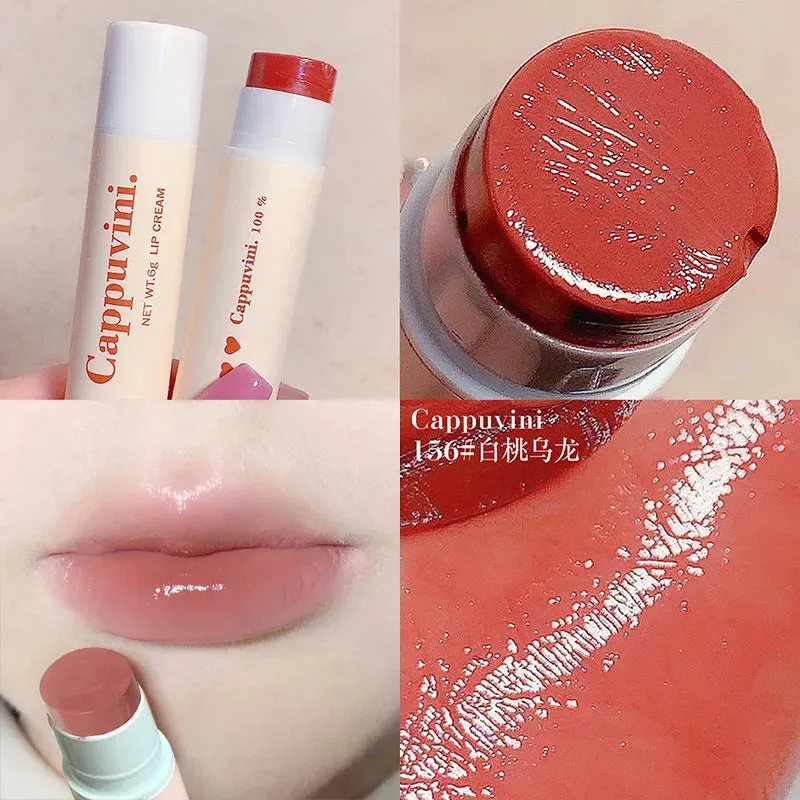 Toleet-Christmas/Thanksgiving Gift Winter Makeup Ideas Lipstick 3 Colors Lip Nourishing Lasting Colored Lipstick Moisturizing Lip Care Lip Balm Lips Makeup Colored Lip Balm