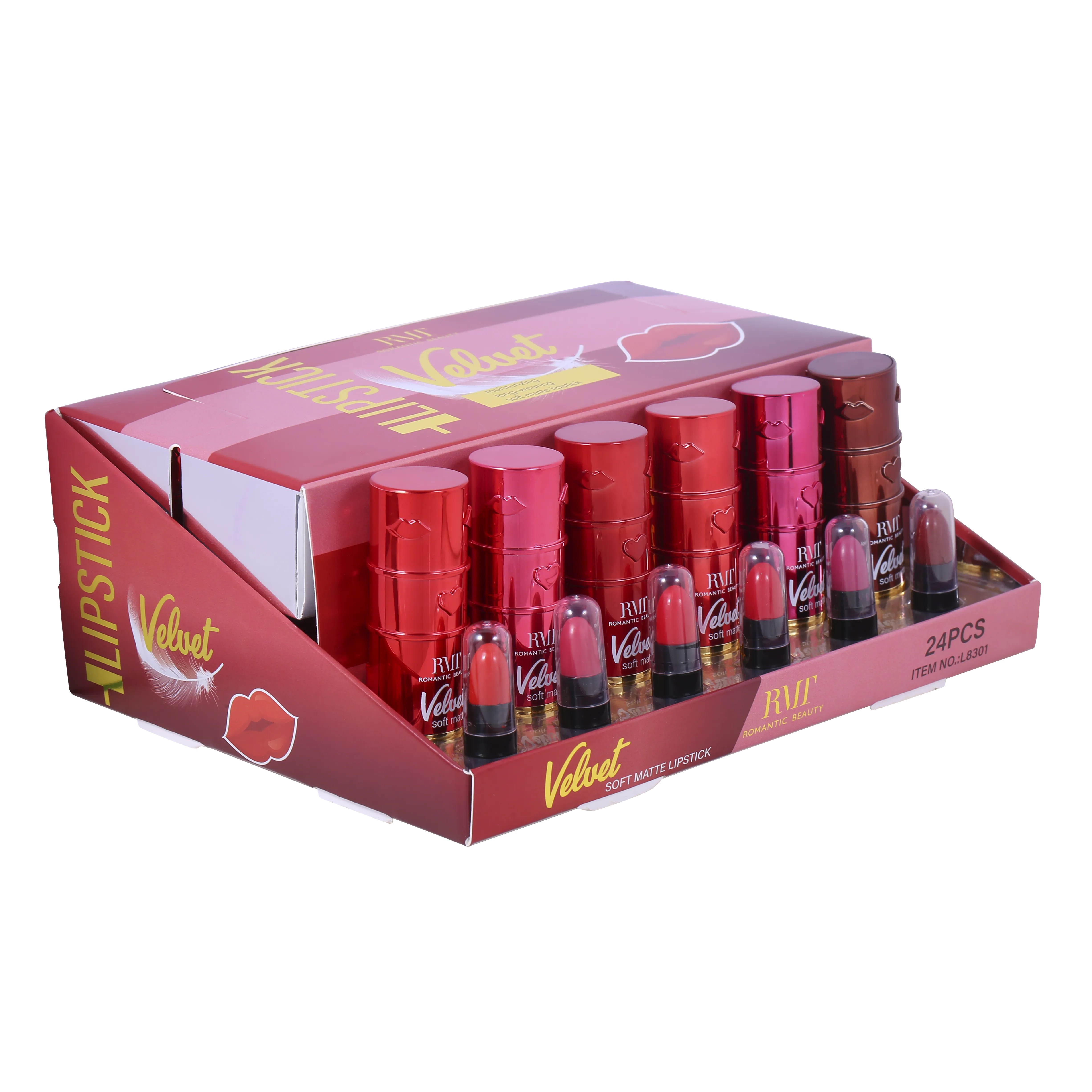 Velvet Kiss Soft Matte Red Lipstick